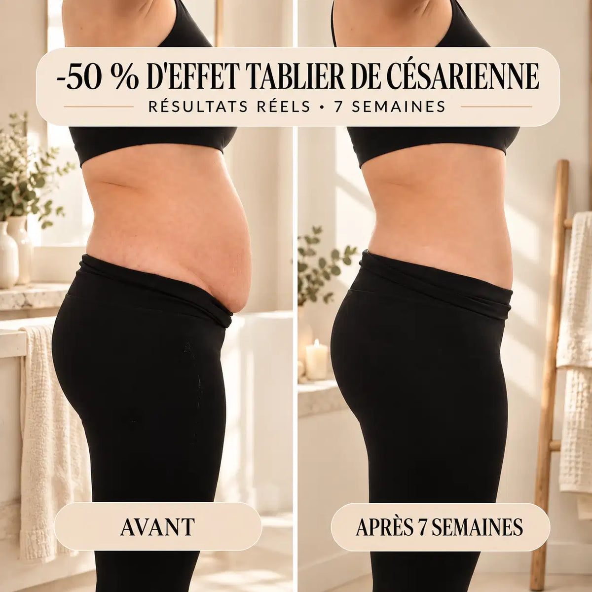 Culotte gainante à bande croisée 360°