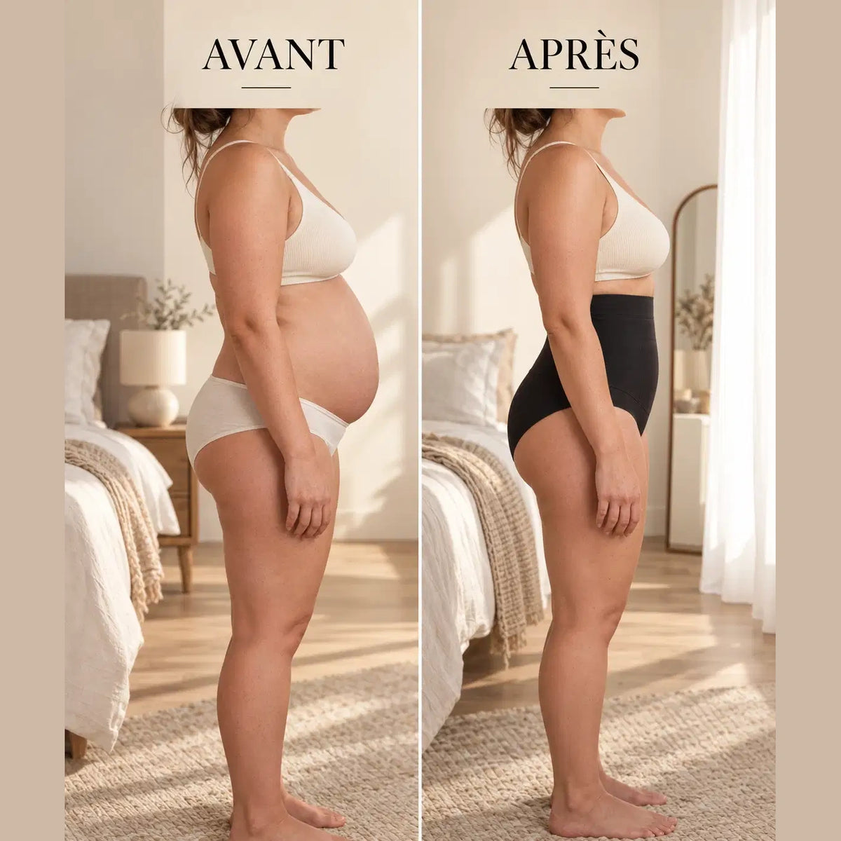 Culotte gainante à bande croisée 360°