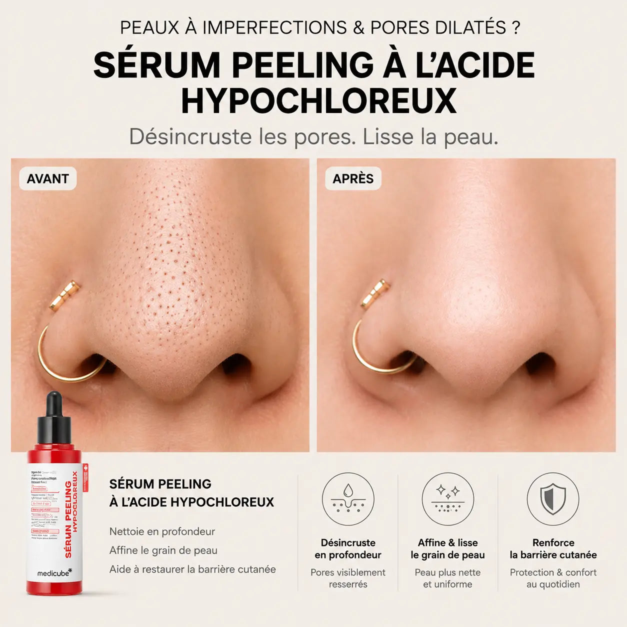 Medicube Peel Shot : Le reset coréen qui déloge toutes les impuretés.